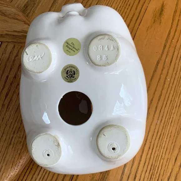 The Harvey Knox Kingdom Vintage Ceramic Piggy Bank With Top Hat - Picture 7 of 8